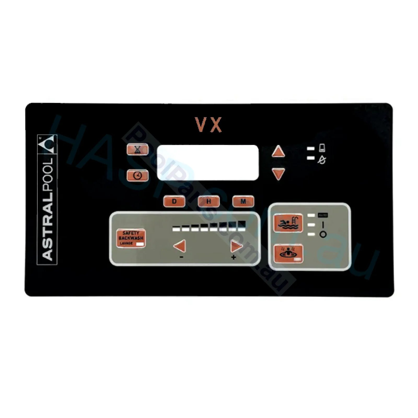Astralpool / Hurlcon Vx Salt Chlorinator Overlay Label Decal