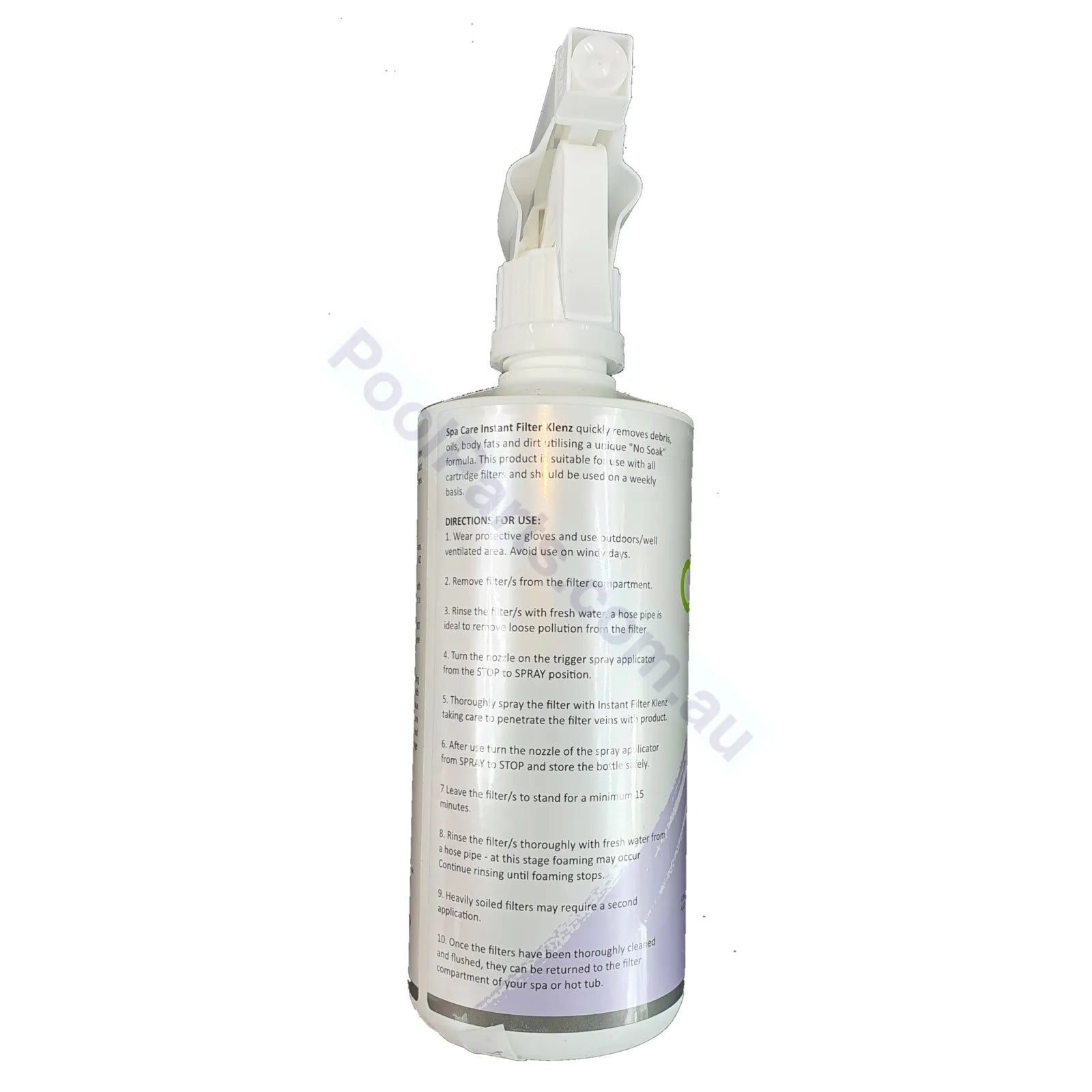SpaCare Instant Filter Klenz - Cartridge Filter Cleaner 500ml - Heater and Spa Parts