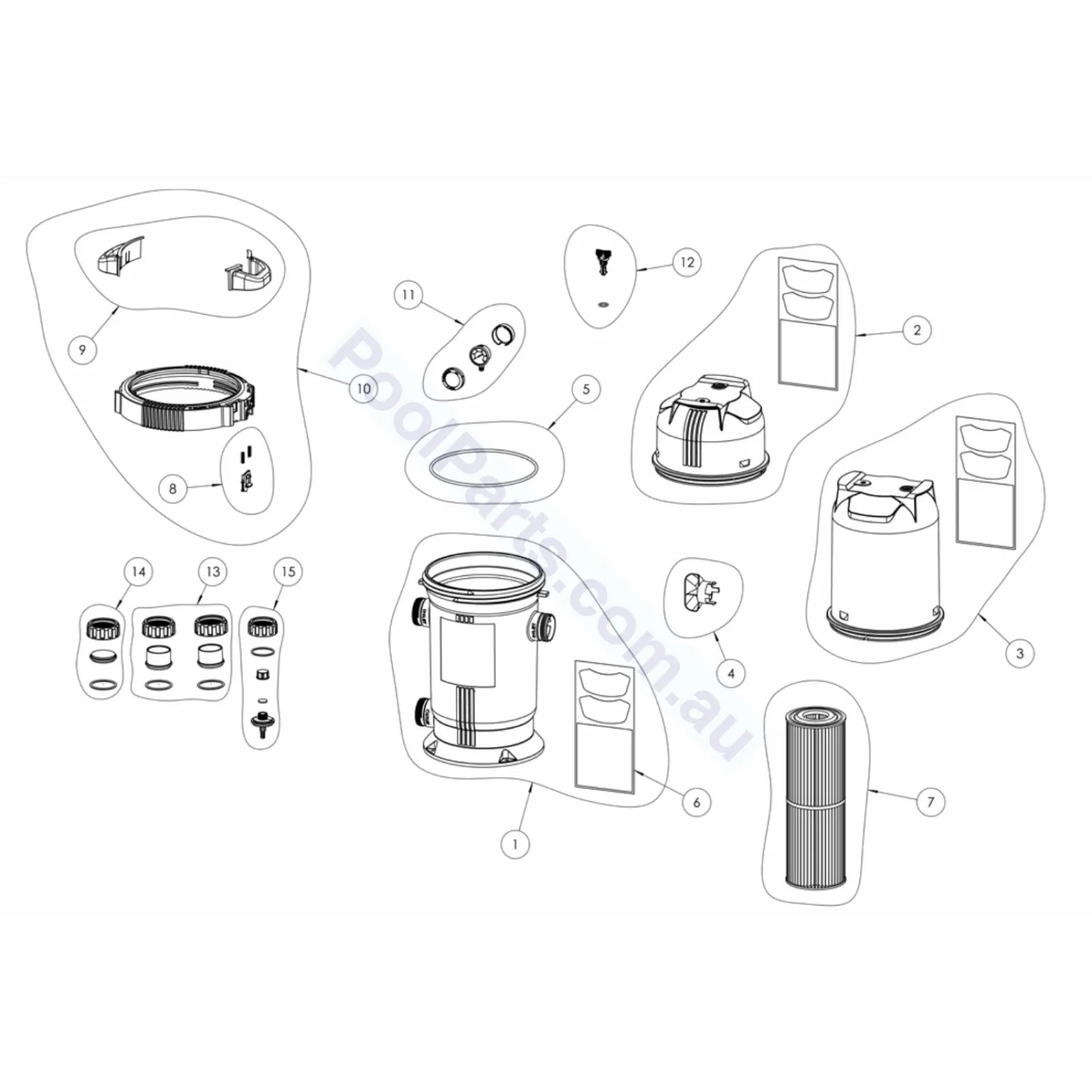 Astralpool Xc / Zodiac Zxc Body O-Ring