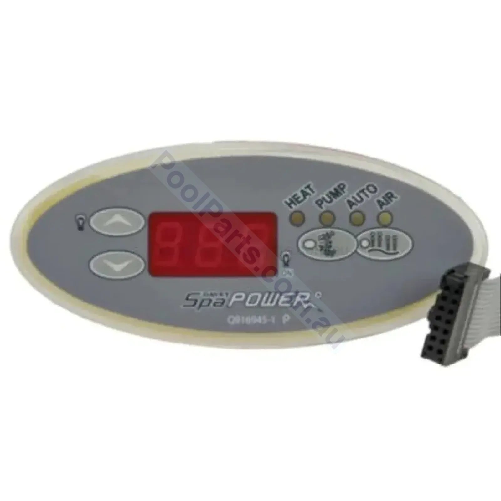 Davey Spaquip Spa Power Sp 400 500 600 601 Touchpad Control Panel Key Pad - Oval Touchpads